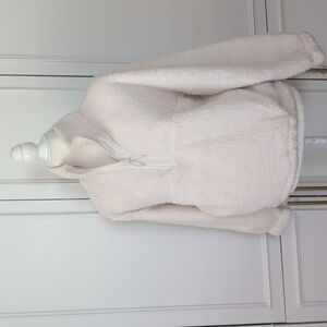 nwt No Boundaries Cozy Plush Half-Zip Sherpa Pullover - Cream Small